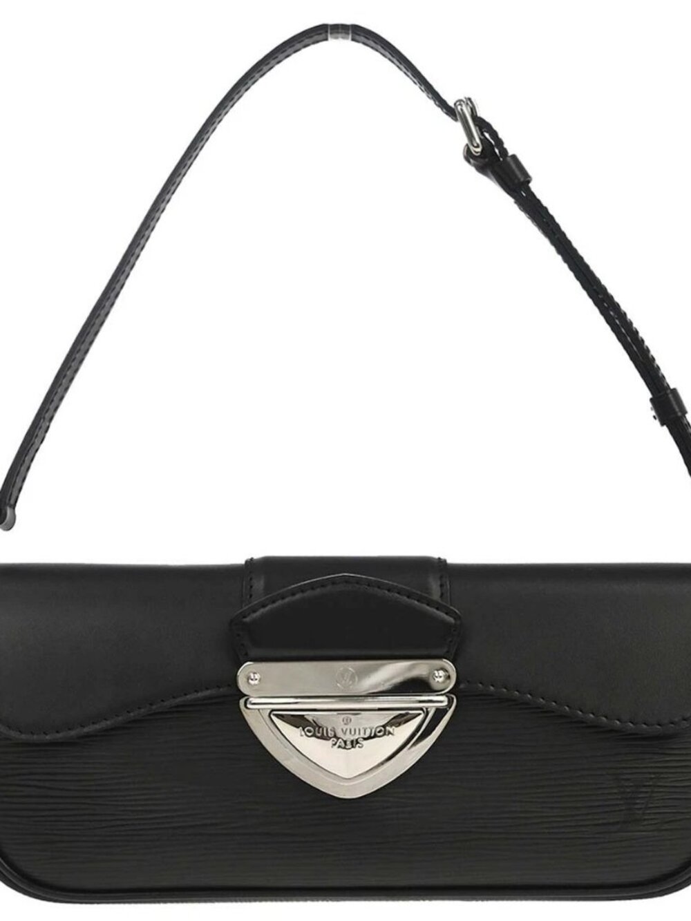 Louis Vuitton Black Epi Pochette Montaigne Handbag M59292 TH5007 179073